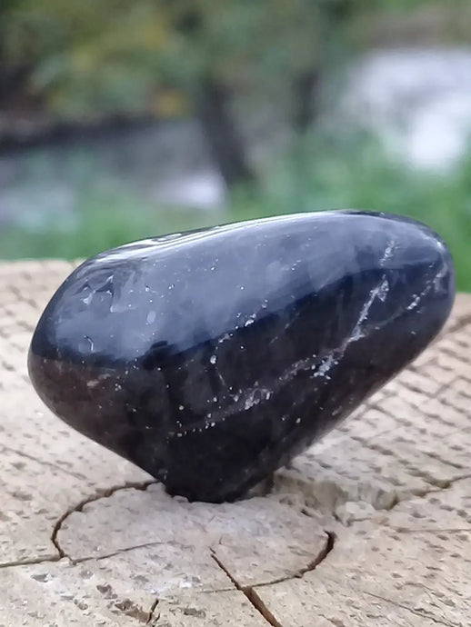 Onyx noire du Brésil pierre roulée Grade A++++ Onyx noire du Brésil pierre roulée