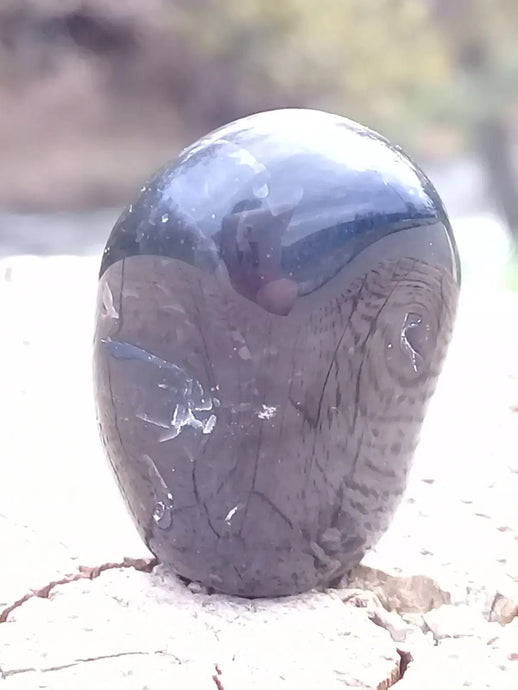 Onyx noire du Brésil pierre roulée Grade A++++ Onyx noire du Brésil pierre roulée