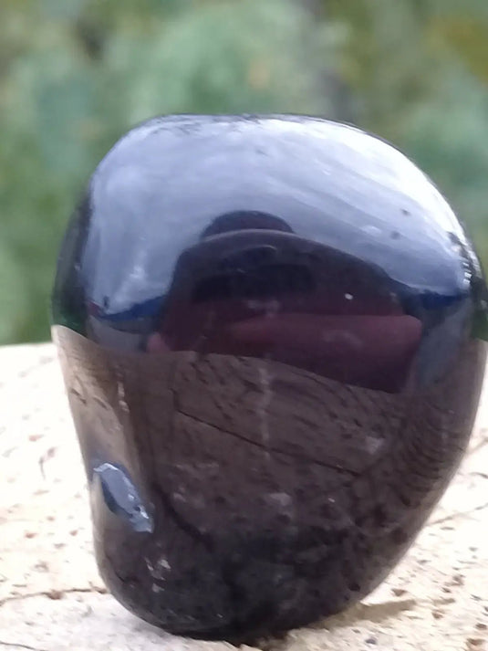 Onyx noire du Brésil pierre roulée Grade A++++ Onyx noire du Brésil pierre roulée