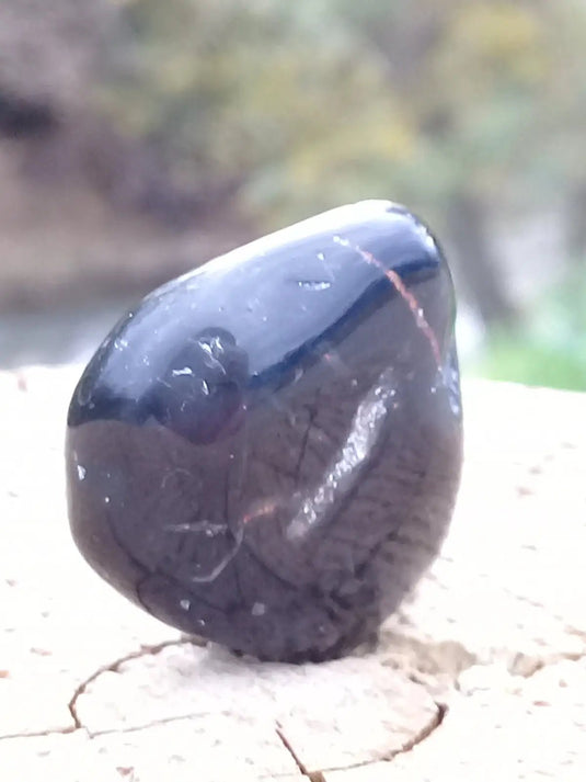 Onyx noire du Brésil pierre roulée Grade A++++ Onyx noire du Brésil pierre roulée