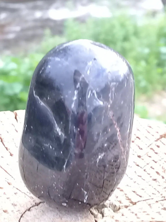 Onyx noire du Brésil pierre roulée Grade A++++ Onyx noire du Brésil pierre roulée