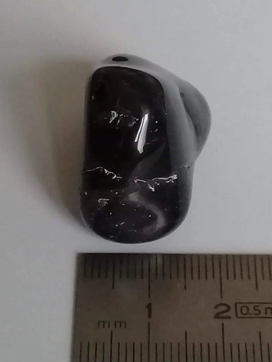 Onyx noire du Brésil pierre roulée Grade A++++ Onyx noire du Brésil pierre roulée