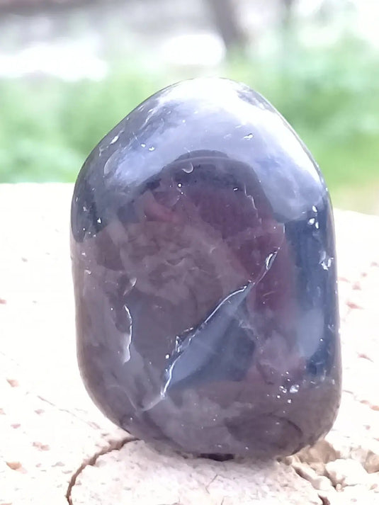 Onyx noire du Brésil pierre roulée Grade A++++ Onyx noire du Brésil pierre roulée