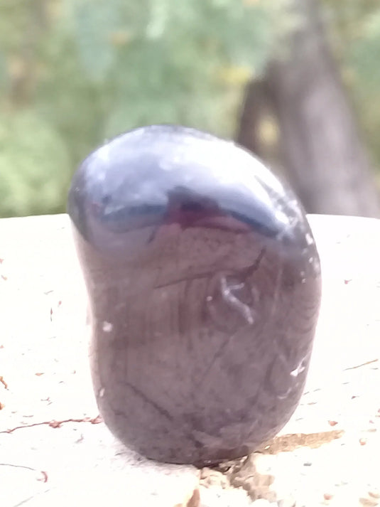 Onyx noire du Brésil pierre roulée Grade A++++ Onyx noire du Brésil pierre roulée Dans la besace du p'tit Poucet   