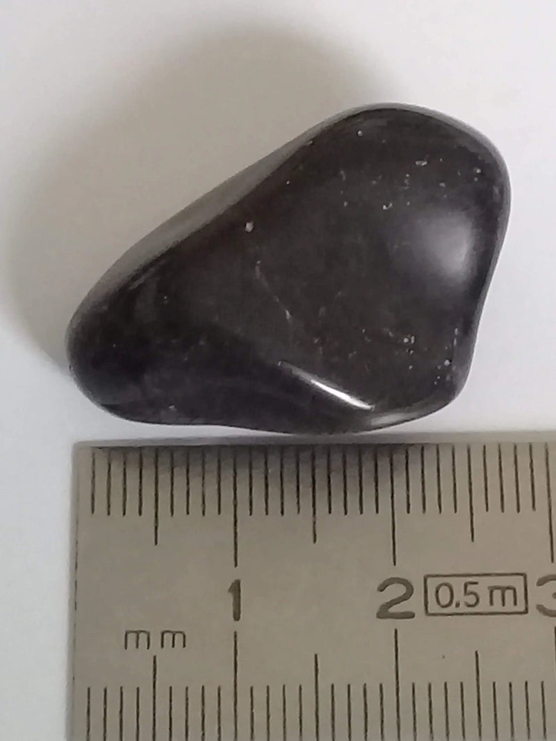 Загрузить изображение в просмотрщик галереи, Onyx noire du Brésil pierre roulée Grade A++++ Onyx noire du Brésil pierre roulée Dans la besace du p&#39;tit Poucet   
