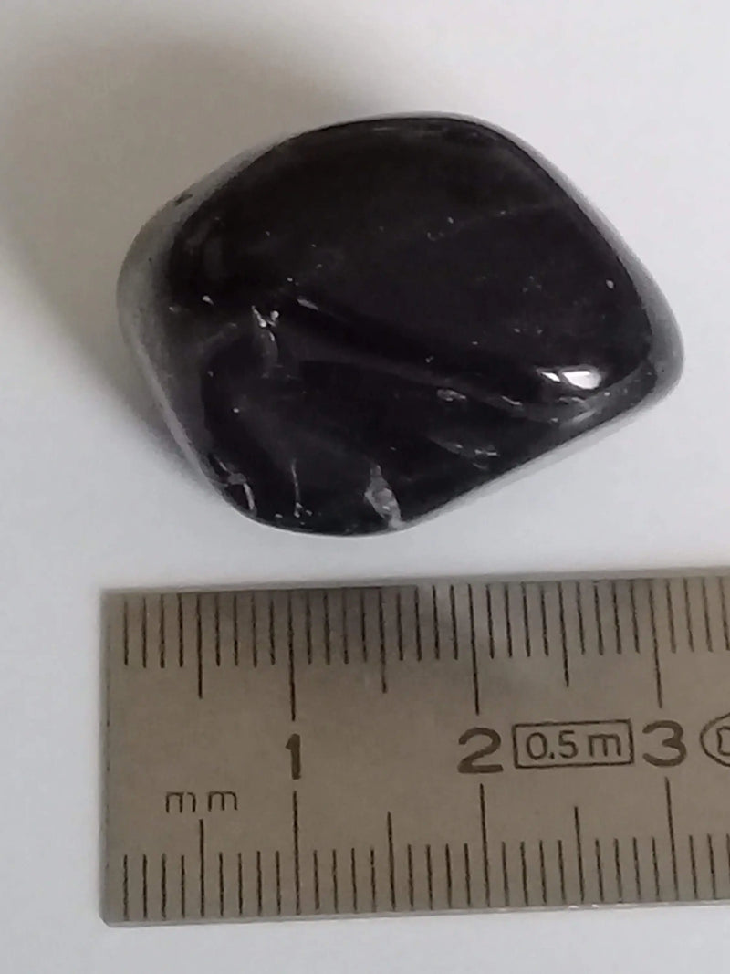 Carica immagine in Galleria Viewer, Onyx noire du Brésil pierre roulée Grade A++++ Onyx noire du Brésil pierre roulée Dans la besace du p&#39;tit Poucet   

