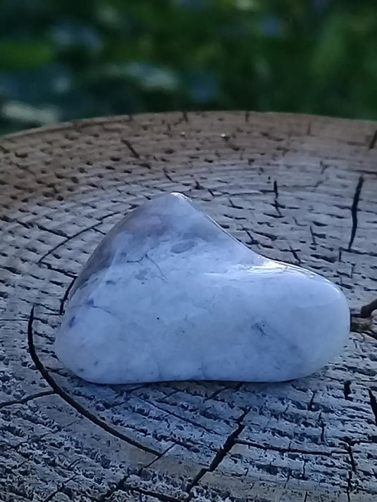 Opale violette pierre roulée Grade A ++++ Opale violette pierre roulée