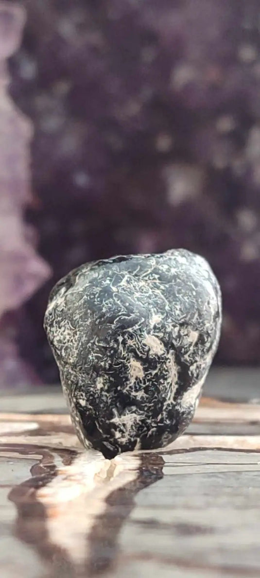 Osidienne larme d’apache du Mexique pierre roulée Grade A++++ Obsidienne larme d’apache pierre roulée