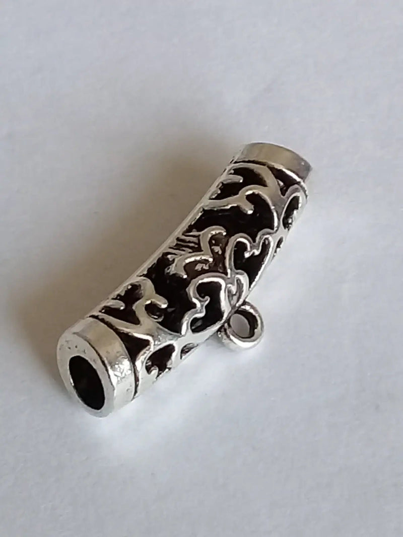 Load image into Gallery viewer, Passant avec anneau d’attache couleur Argent Prix à l’unité Passant avec anneau d’attache couleur Argent
