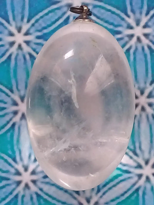 Pendentif en Cristal de roche Grade A ++++ Pendentif Cristal de roche