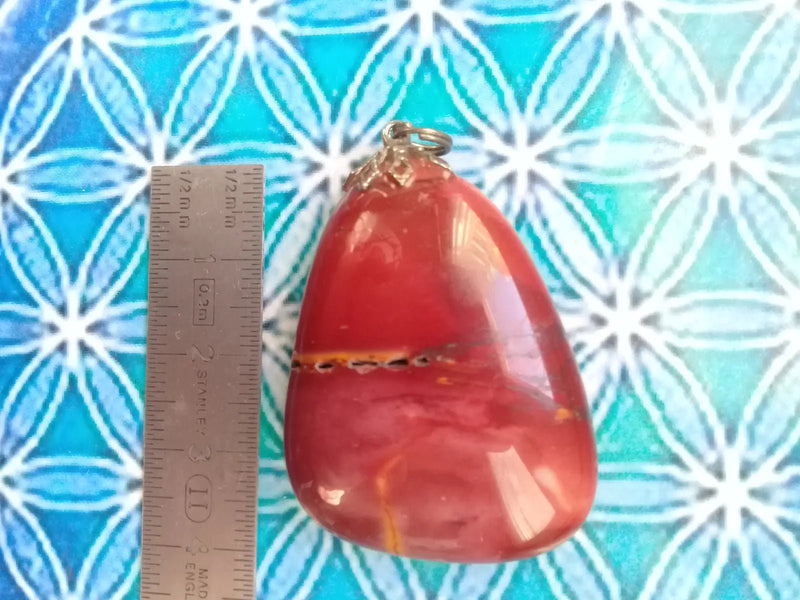 Load image into Gallery viewer, Pendentif en Jaspe mokaïte Grade A +++ Pendentif en Jaspe Mokaïte
