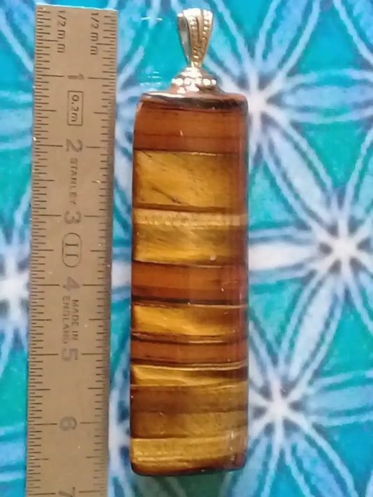 Pendentif en Œil de tigre Grade A ++++ Pendentif œil de tigre