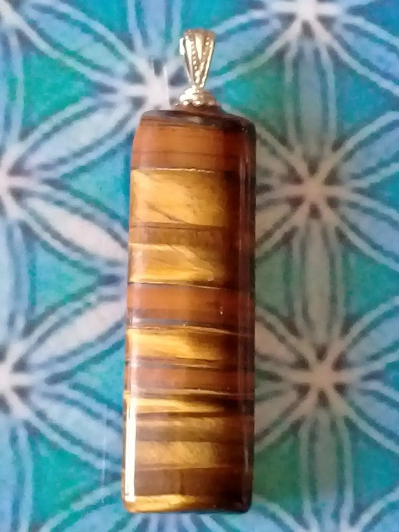 Load image into Gallery viewer, Pendentif en Œil de tigre Grade A ++++ Pendentif œil de tigre
