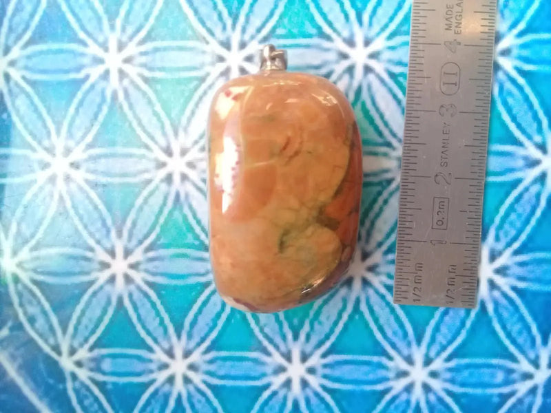 Load image into Gallery viewer, Pendentif Jaspe Rhyolite Grade A ++++ Pendentif Jaspe Rhyolite

