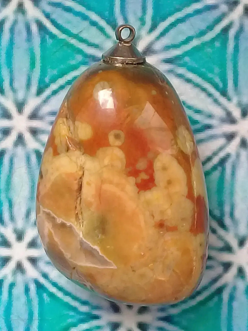 Load image into Gallery viewer, Pendentif Jaspe Rhyolite Grade A ++++ Pendentif Jaspe Rhyolite
