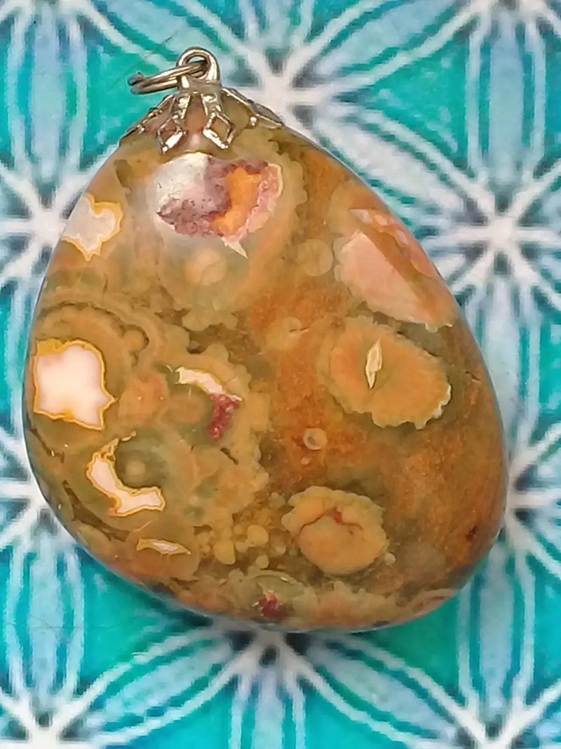 Load image into Gallery viewer, Pendentif Jaspe Rhyolite Grade A ++++ Pendentif Jaspe Rhyolite
