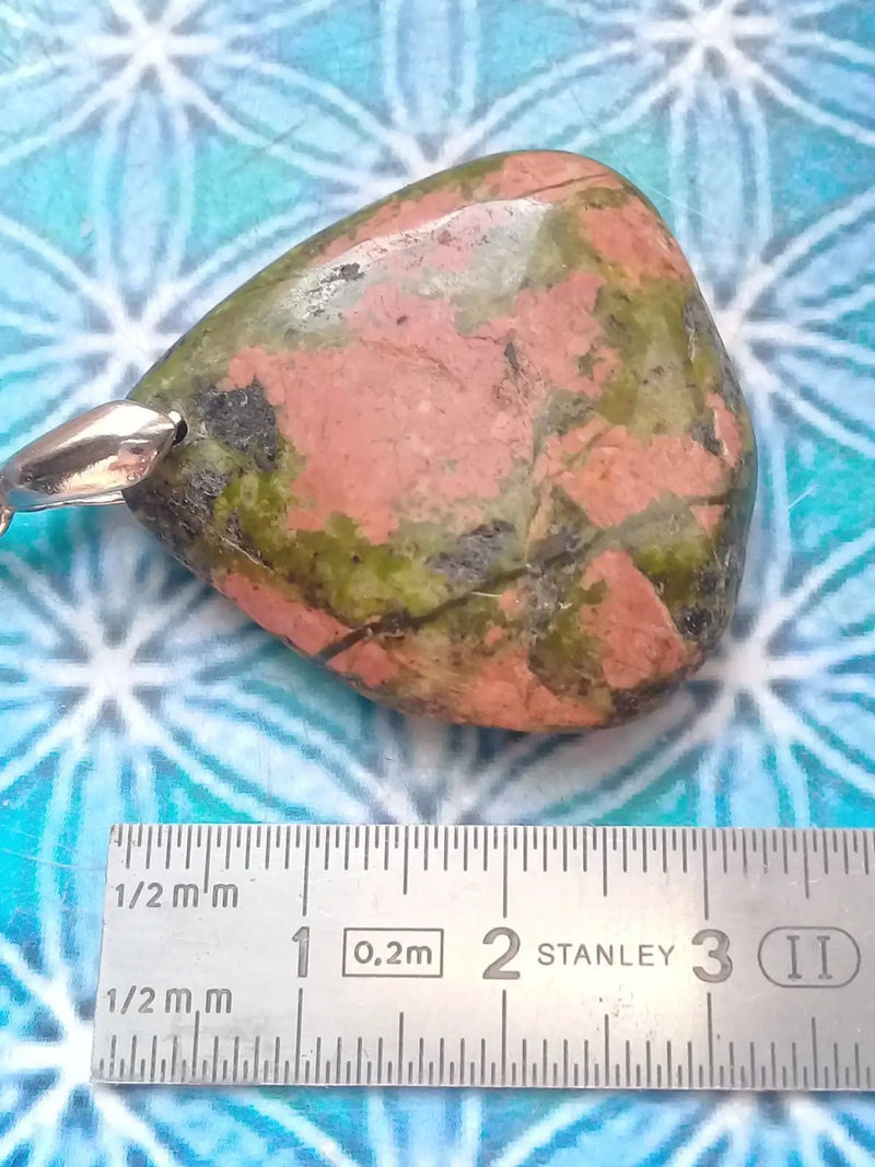 Load image into Gallery viewer, Pendentif Jaspe Unakite Grade A ++++ Pendentif Jaspe Unakite
