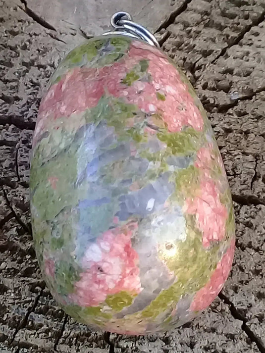 Pendentif Jaspe Unakite Grade A ++++ Pendentifs Jaspe Unakite