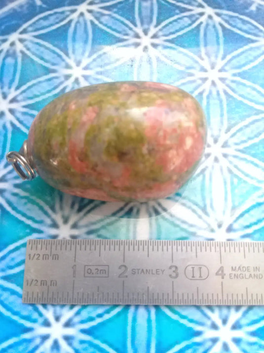 Pendentif Jaspe Unakite Grade A ++++ Pendentifs Jaspe Unakite