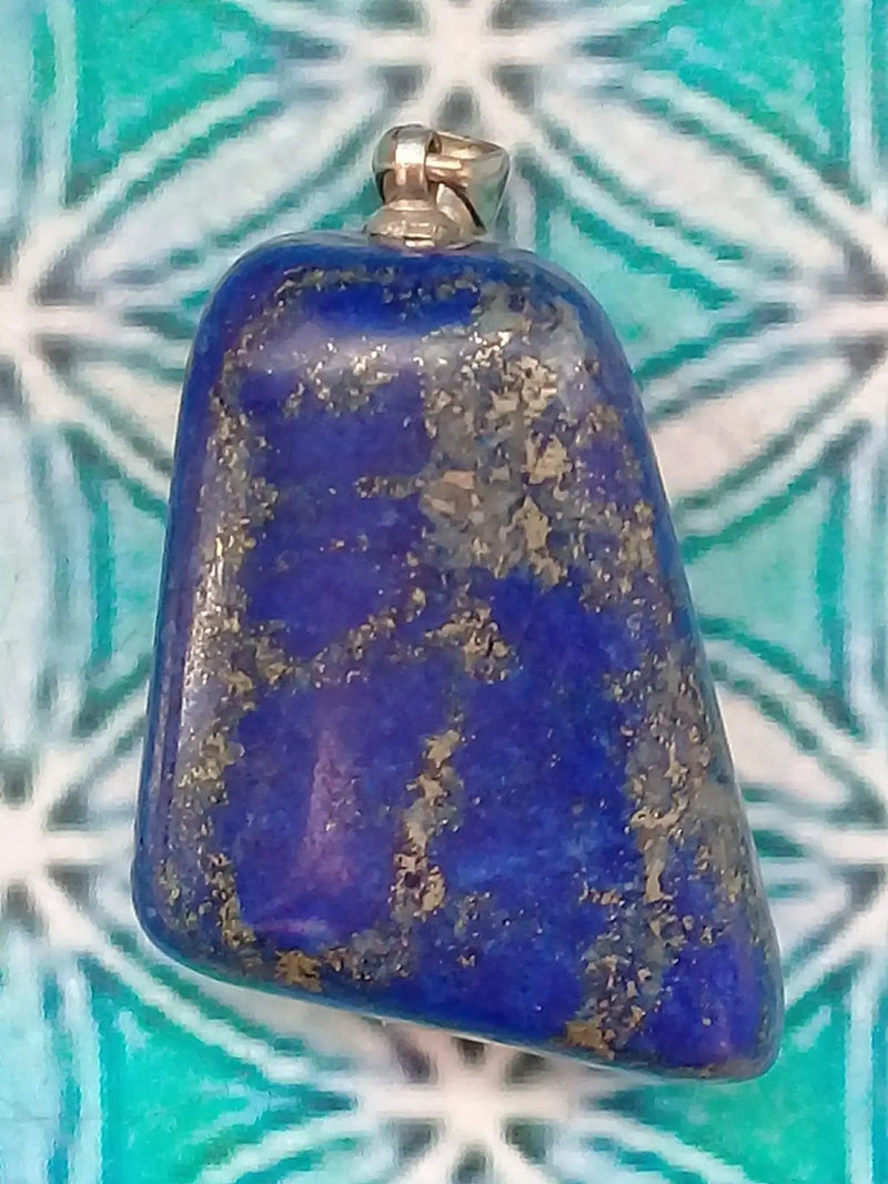 Chargez l&#39;image dans la visionneuse de la galerie, Pendentif Lapis-Lazuli Grade A ++++ Pendentif Lapis-Lazuli Dans la besace du p&#39;tit Poucet...   
