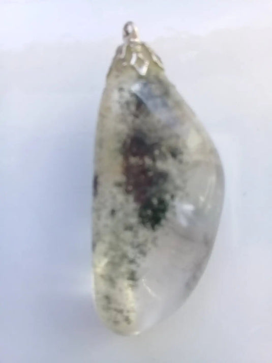 Pendentif Lodolit Quartz Chaman à inclusions de chlorite Grade A ++++ Pendentif Lodolite Quartz Chaman à inclusions de chlorite
