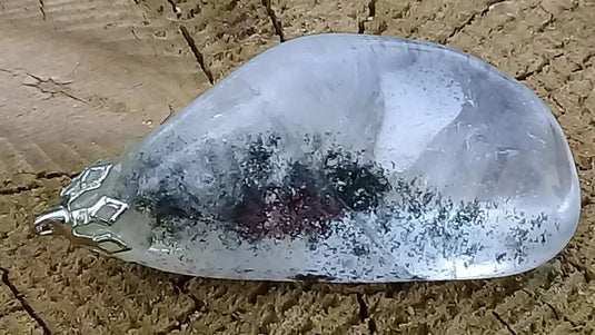 Pendentif Lodolit Quartz Chaman à inclusions de chlorite Grade A ++++ Pendentif Lodolite Quartz Chaman à inclusions de chlorite