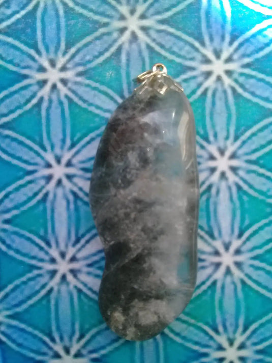 Pendentif Lodolite Quartz Chaman à inclusions de chlorite Grade A ++++ Pendentif Lodolite Quartz Chaman à inclusions de chlorite