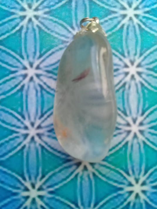 Pendentif Lodolite Quartz Chaman à inclusions de chlorite Grade A ++++ Pendentif Lodolite Quartz Chaman à inclusions de chlorite