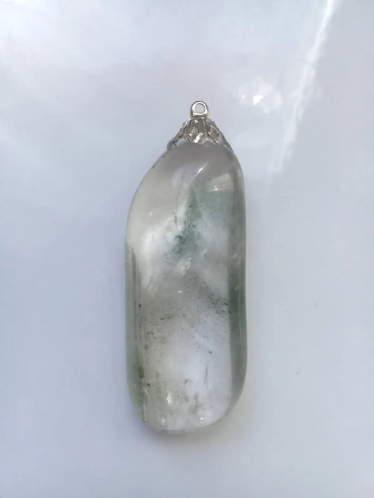 Pendentif Lodolite Quartz Chaman inclusions de chlorite Grade A ++++ Pendentif Lodolite Quartz Chaman à inclusions de chlorite
