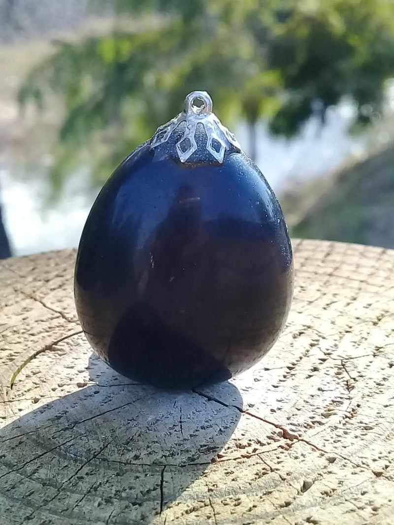 Chargez l'image dans la visionneuse de la galerie, Pendentif Obsidienne Larmes d’Apaches Grade A ++++ Pendentif Obsidienne Larmes d’Apaches
