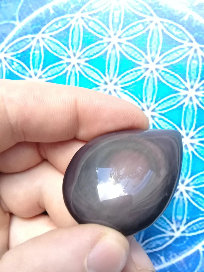 Load image into Gallery viewer, Pendentif Obsidienne Œil Céleste Pendentif Obsidienne œil céleste
