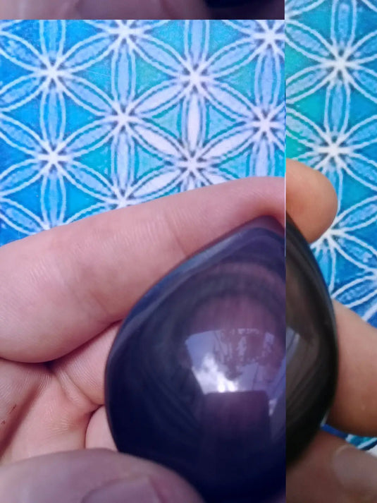 Pendentif Obsidienne Œil Céleste Pendentif Obsidienne œil céleste