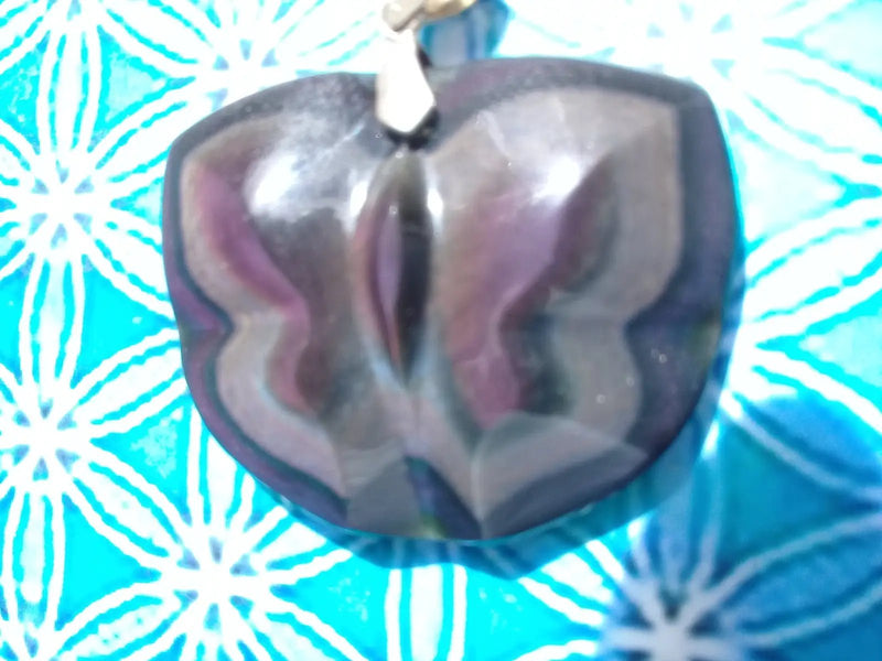 Load image into Gallery viewer, Pendentif Obsidienne œil céleste Grade A ++++ Pendentif obsidienne œil céleste
