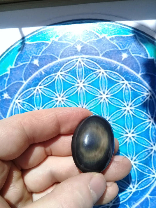 Pendentif Obsidienne Œil céleste Grade A ++++ Pendentif Obsidienne œil céleste