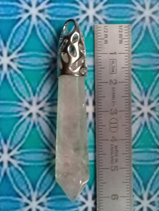 Pendule en Cristal Angel-Aura monté sur Argent 925 Grade A ++++ Pendule en Cristal Angel-Aura monté sur Argent 925