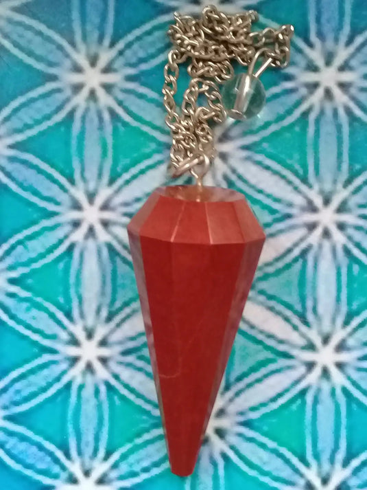 Pendule en Jaspe rouge Grade A ++++ Pendule en Jaspe rouge