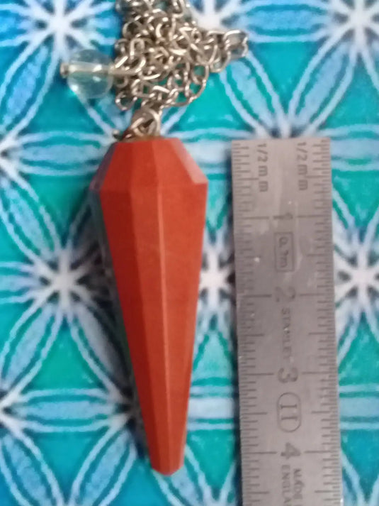 Pendule en Jaspe rouge Grade A ++++ Pendule en Jaspe rouge