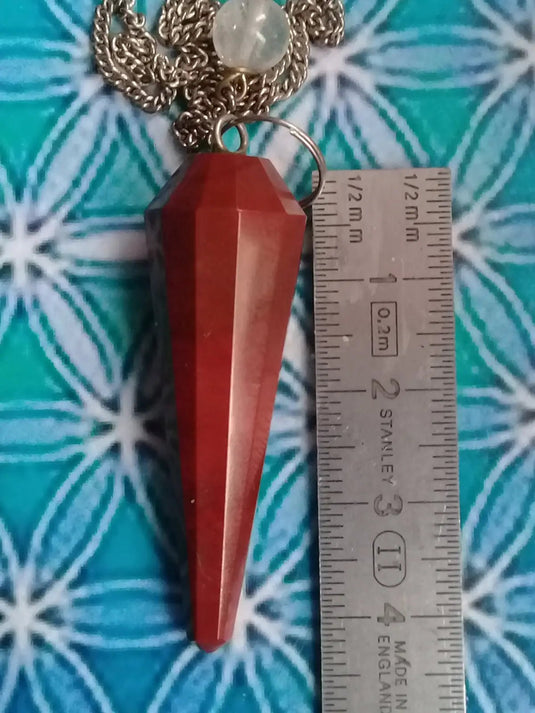 Pendule en Jaspe rouge Grade A ++++ Pendule en Jaspe rouge