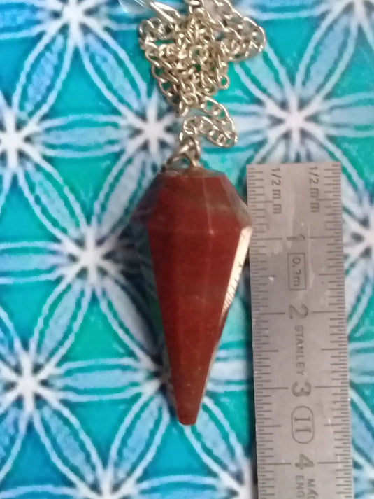 Pendule en Jaspe rouge Grade A ++++ Pendule en Jaspe rouge