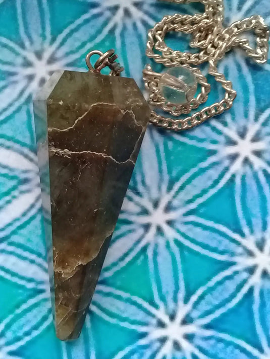 Pendule Labradorite Grade A ++ Pendule Labradorite