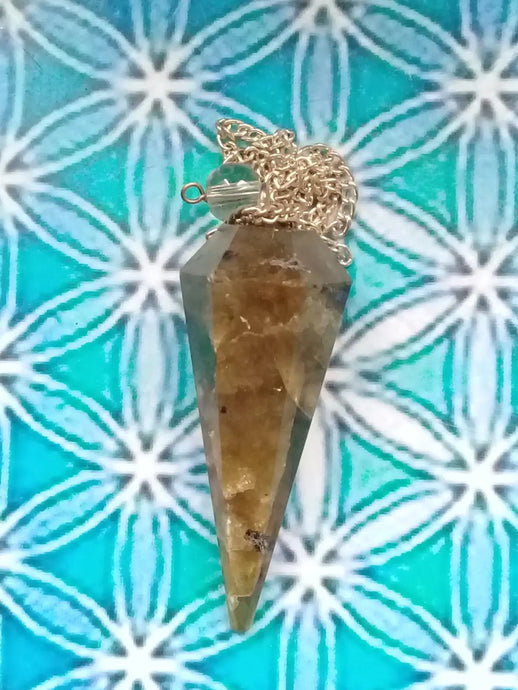 Pendule Labradorite Grade A ++ Pendule Labradorite