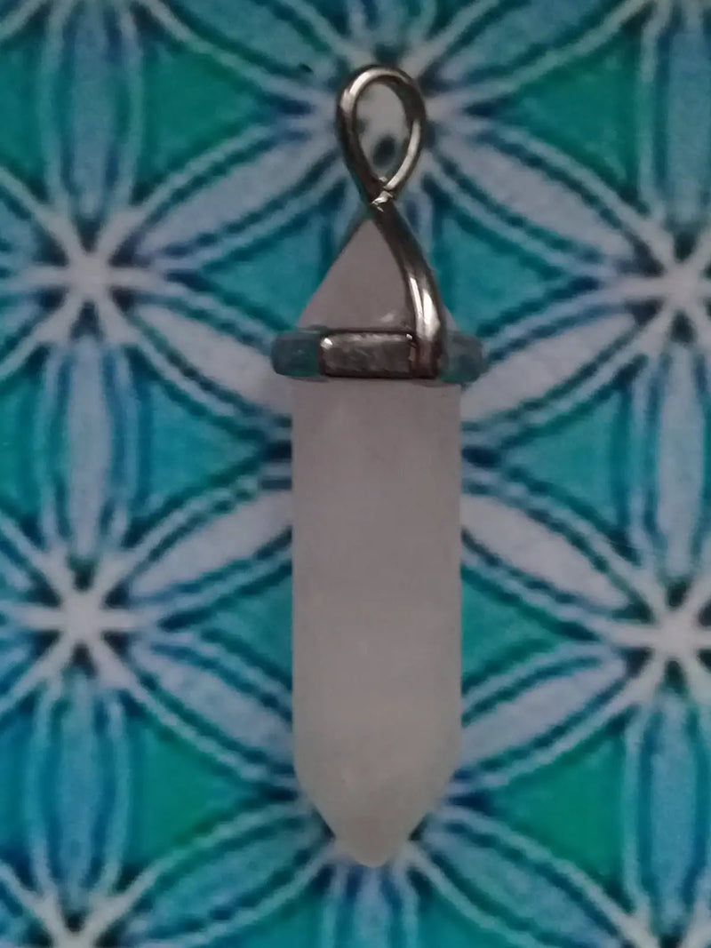 Load image into Gallery viewer, Pendule Quartz rose monté Argent Grade A +++ Pendule Quartz rose monté sur Argent
