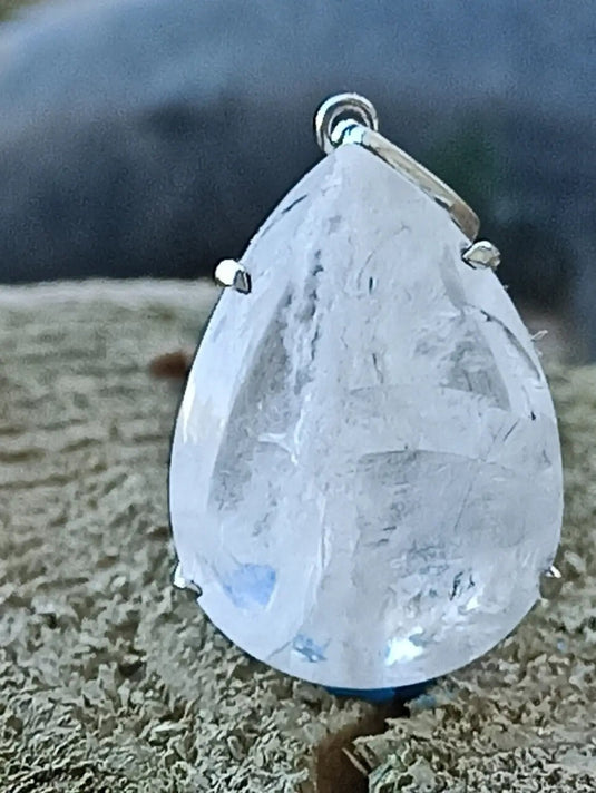 Pétalite du Brésil pendentif Grade A++++ Pétalite pendentif