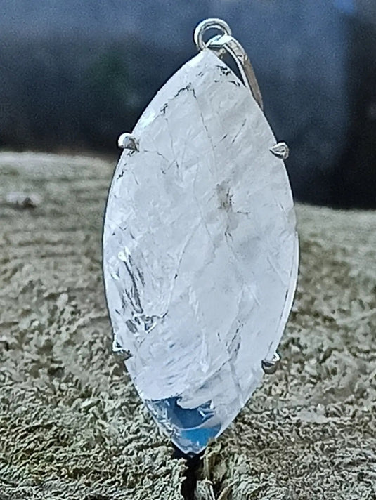 Pétalite du Brésil pendentif Grade A++++ Pétalite pendentif