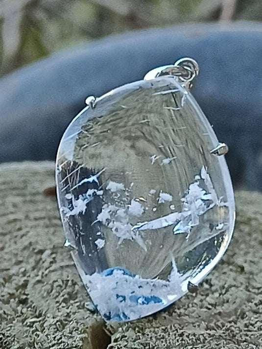 Pétalite du Brésil pendentif Grade A++++ Pétalite pendentif