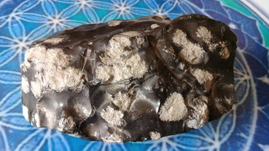 Pierre brute Obsidienne Flocon de neige Grade A ++++ Pierre brute Obsidienne Flocon de neige