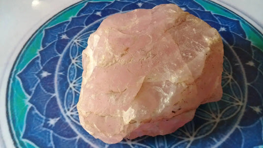 Pierre brute Quartz rose Grade A ++++ Pierre brute Quartz rose