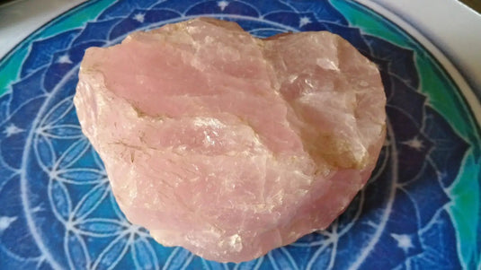 Pierre brute Quartz rose Grade A ++++ Pierre brute Quartz rose