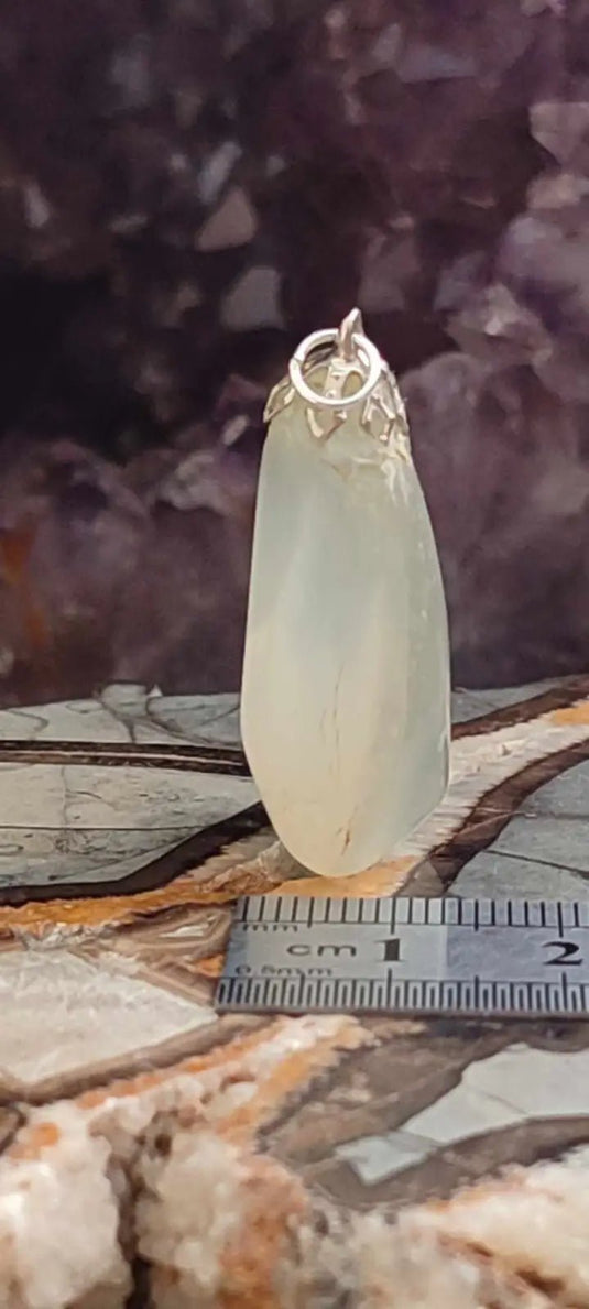 Pierre de lune Adulaire du Brésil pendentif Grade A++++ (fourni avec cordon) Pierre de lune Adulaire pendentif