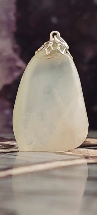 Pierre de lune Adulaire du Brésil pendentif Grade A++++ (fourni avec cordon) Pierre de lune Adulaire pendentif